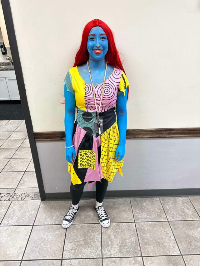 Natalie as Sally from Nightmare Before Christmas